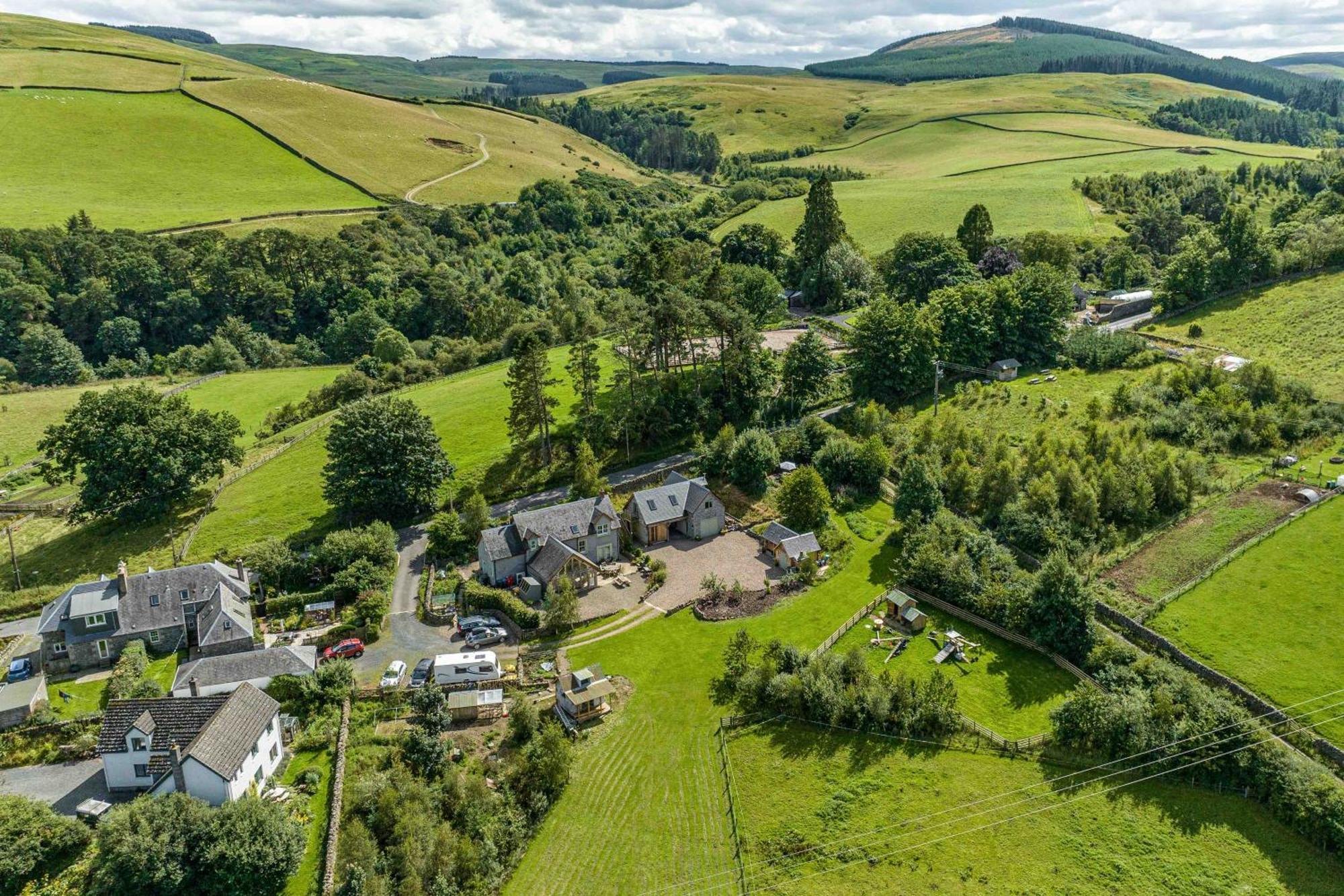 The Barn At Dormouse Cottage Selkirk Exterior photo